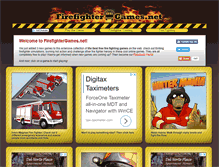Tablet Screenshot of firefightergames.net